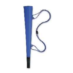 Signalhorn ARRIBBA!, blau - Werbeartikel