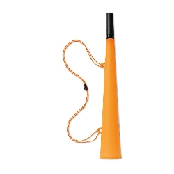 Signalhorn ARRIBBA!, orange - Werbeartikel