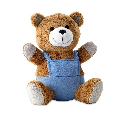 Teddyb�r NICO, blau - Werbeartikel