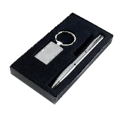 Geschenkset KELLY, silbermatt - Werbeartikel