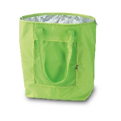 K�hltasche f�r Einkauf faltbar PLICOOL, limettengr�n - Werbeartikel