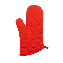 K�chenhandschuh mit Gummi NEOKIT, rot - Werbeartikel