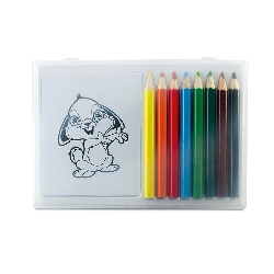Buntstifte-Set RECREATION, bunt - Werbeartikel