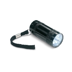 Taschenlampe TEXAS, schwarz - Werbeartikel