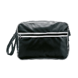 Umh�ngetasche VINTAGE, schwarz - Werbeartikel