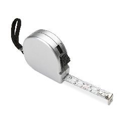 Rollbandma� MELO, silber matt - Werbeartikel