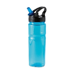 Trinkflasche NINA, transparent blau - Werbeartikel