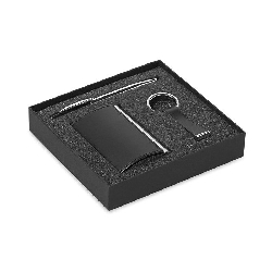 Geschenk-Set KADEAU, schwarz - Werbeartikel