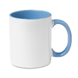 Kaffeebecher SUBLIMCOLY, blau - Werbeartikel