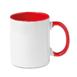 Kaffeebecher SUBLIMCOLY, rot - Werbeartikel