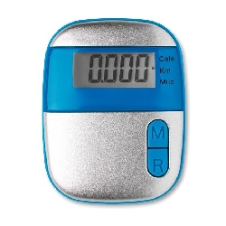 Pedometer ONMOOD, t�rkis - Werbeartikel