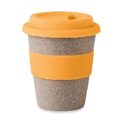 Bambus-Faser Becher BAMBOOASTORIA, orange - Werbeartikel