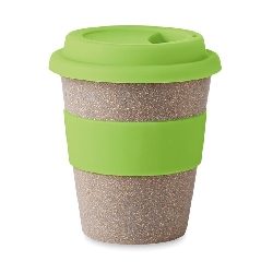 Bambus-Faser Becher BAMBOOASTORIA, limettengr�n - Werbeartikel