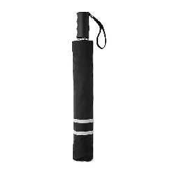 Regenschirm 53cm NEON, schwarz - Werbeartikel