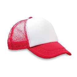 Trucker�s Cap TRACKY, rot - Werbeartikel