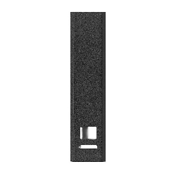 Aluminium Powerbank POWERALU, schwarz - Werbeartikel