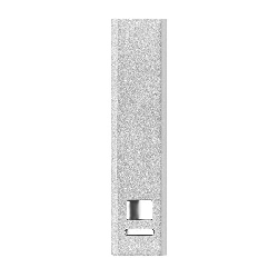 Aluminium Powerbank POWERALU, silber matt - Werbeartikel