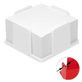 Stegbox dickwandig, wei� - Werbeartikel
