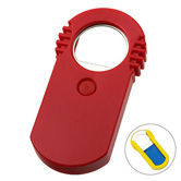 Designer-Flaschen�ffner und -schlie�er, rot - Werbeartikel