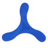 Designer Bumerang, blau - Werbeartikel