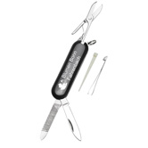 Mini-Taschenmesser, schwarz - Werbeartikel