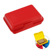 Fr�hst�cks- oder Butterdose, rot - Werbeartikel