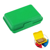 Fr�hst�cks- oder Butterdose, gr�n - Werbeartikel
