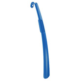 Schuhl�ffel extra-lang, blau - Werbeartikel