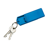 Schl�sselanh�nger Safebox, blau - Werbeartikel