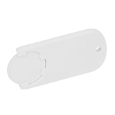 Chiphalter mit Chip, wei� - Werbeartikel