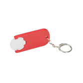 Chiphalter mit Chip, wei� - Werbeartikel