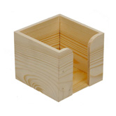 Zettelspeicher Holz, Holz - Werbeartikel