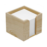 Zettelspeicher Holz, Holz - Werbeartikel