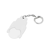 Designer-Chiphalter mit Chip, wei� - Werbeartikel