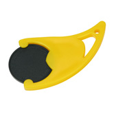 Designer-Chiphalter mit Chip, schwarz - Werbeartikel