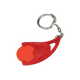 Designer-Chiphalter mit Chip, orange - Werbeartikel