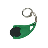 Designer-Chiphalter mit Chip, schwarz - Werbeartikel