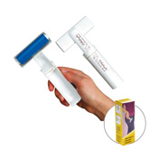 Fusselrolle, wei� - Werbeartikel
