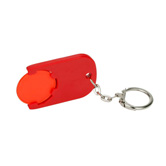 Chiphalter mit Chip, orange - Werbeartikel