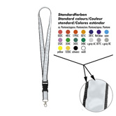Schl�sselband Lanyard, schwarz - Werbeartikel