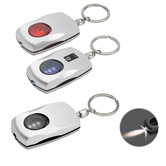 Taschenlampe 1 LED wei�, silber - Werbeartikel