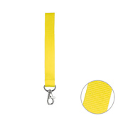 Kurz-Lanyard, Pantone Yellow - Werbeartikel