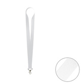 Schl�sselband Lanyard, wei� - Werbeartikel