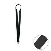Schl�sselband Lanyard, schwarz - Werbeartikel