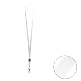 Schl�sselband Lanyard, wei� - Werbeartikel