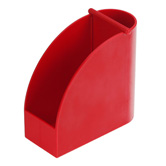Designer-Zettelspeicher mit integriertem K�cher, rot - Werbearti