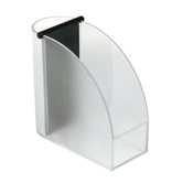 Designer-Zettelspeicher mit integriertem K�cher, gefrostet glask