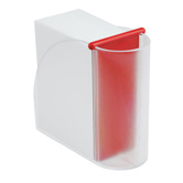 Designer-Zettelspeicher mit integriertem K�cher, gefrostet glask