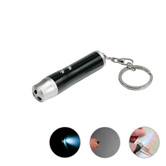 Taschenlampe 3in1, schwarz - Werbeartikel