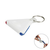 Schl�sselanh�nger, wei� - Werbeartikel
